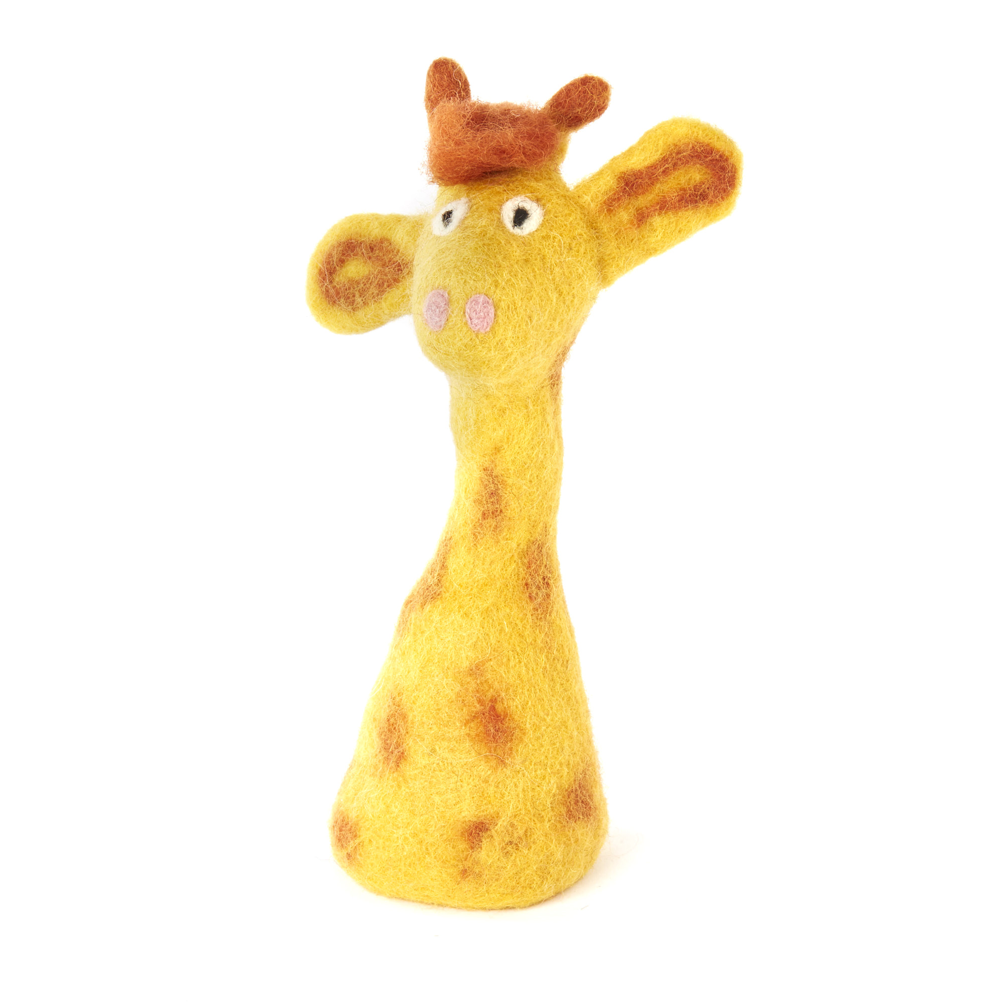 Giraffe als Filz Eierwärmer